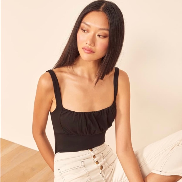 Reformation Tops - NWT Reformation Nelly Tank in Black